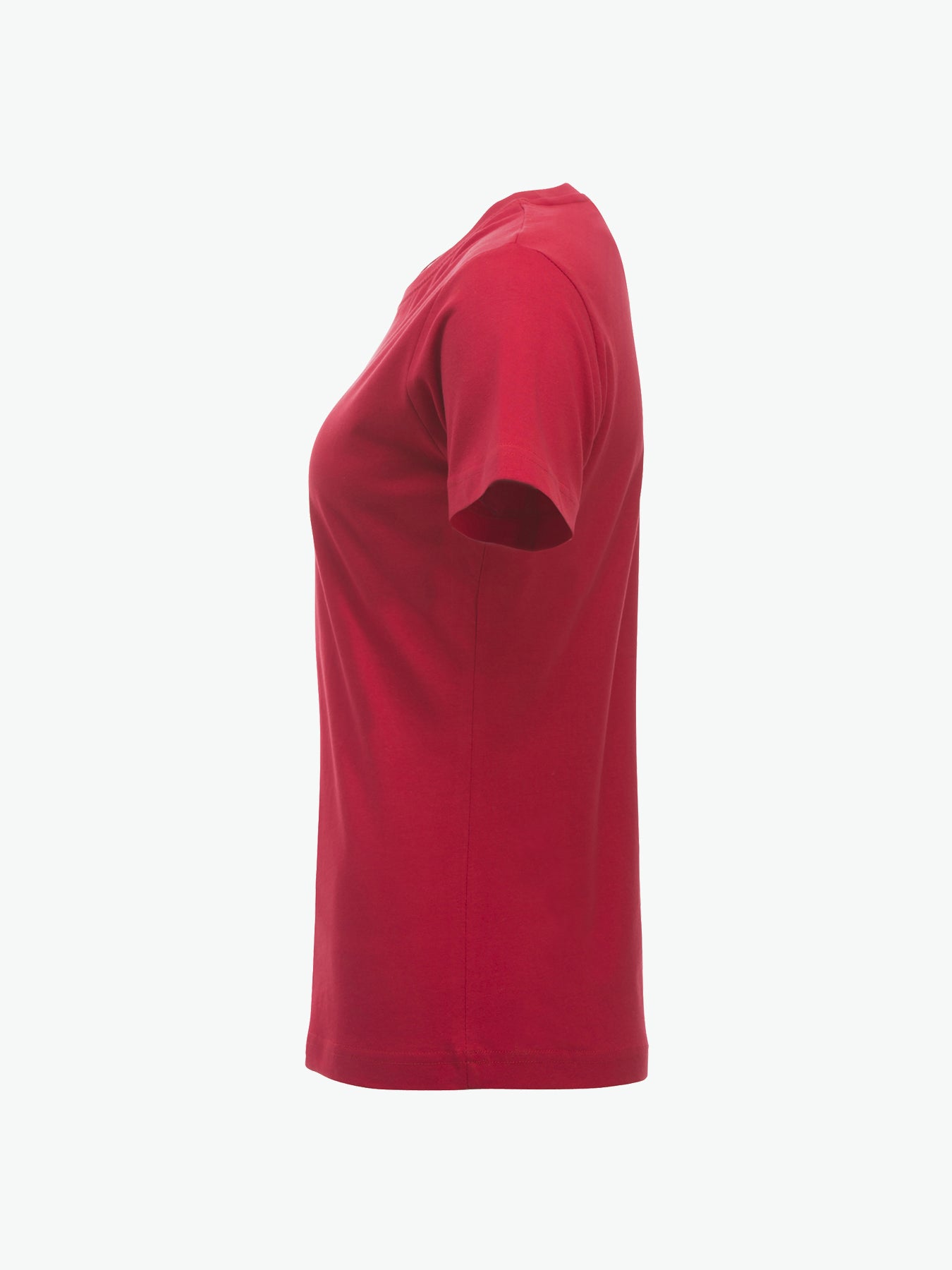 Clique New Classic-T Women - Rood T-Shirt Dames Clique