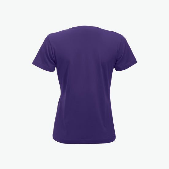Clique New Classic-T Women - Helder Lila T-Shirt Dames Clique