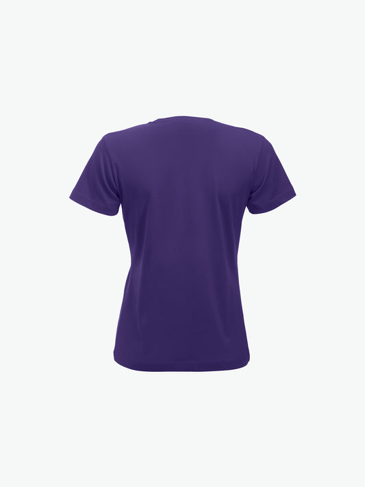 Clique New Classic-T Women - Helder Lila T-Shirt Dames Clique