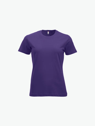 Clique New Classic-T Women - Helder Lila T-Shirt Dames Clique XS