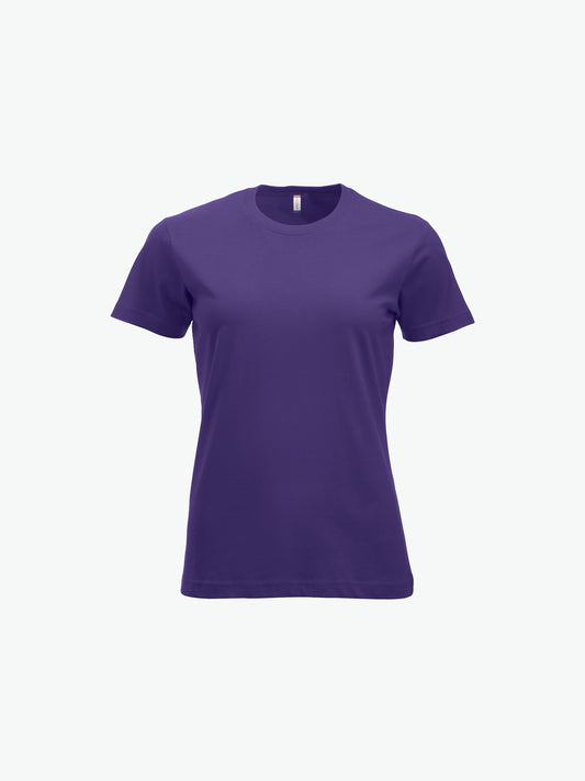 Clique New Classic-T Women - Helder Lila T-Shirt Dames Clique XS