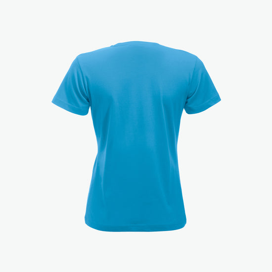 Clique New Classic-T Women - Turquoise T-Shirt Dames Clique