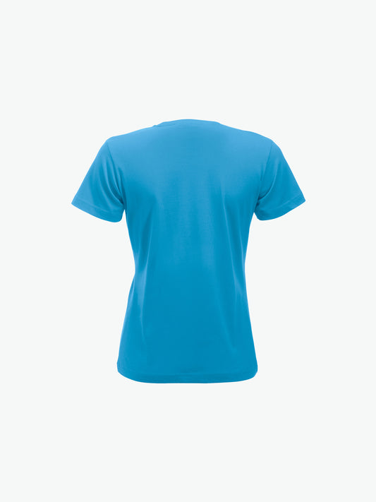 Clique New Classic-T Women - Turquoise T-Shirt Dames Clique