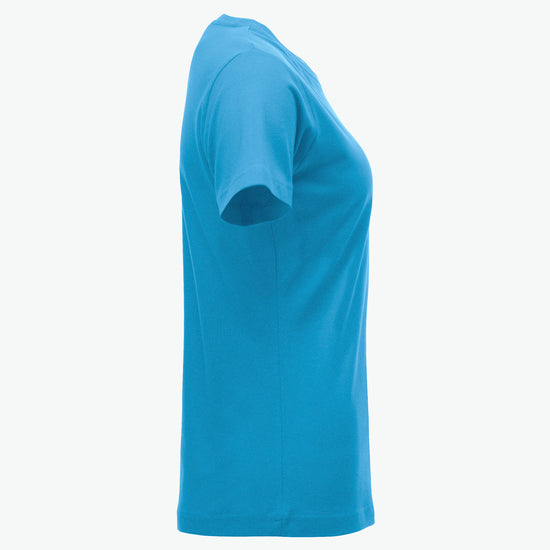 Clique New Classic-T Women - Turquoise T-Shirt Dames Clique