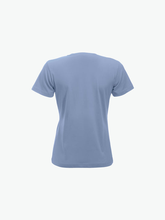 Clique New Classic-T Women - Lichtblauw T-Shirt Dames Clique