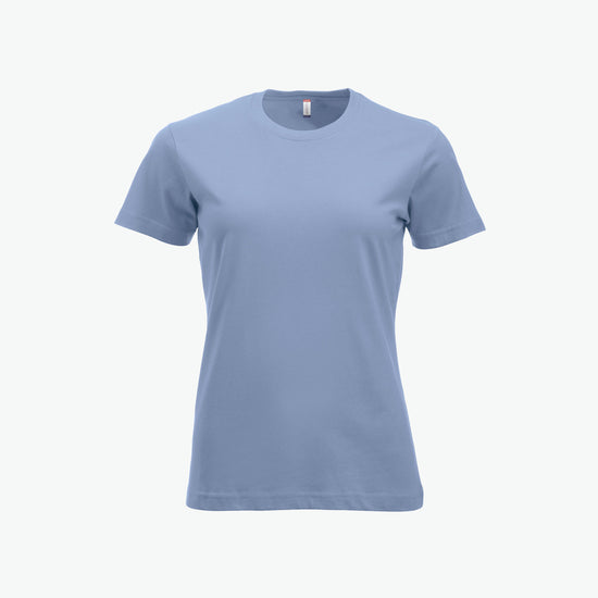 Clique New Classic-T Women - Lichtblauw T-Shirt Dames Clique XS