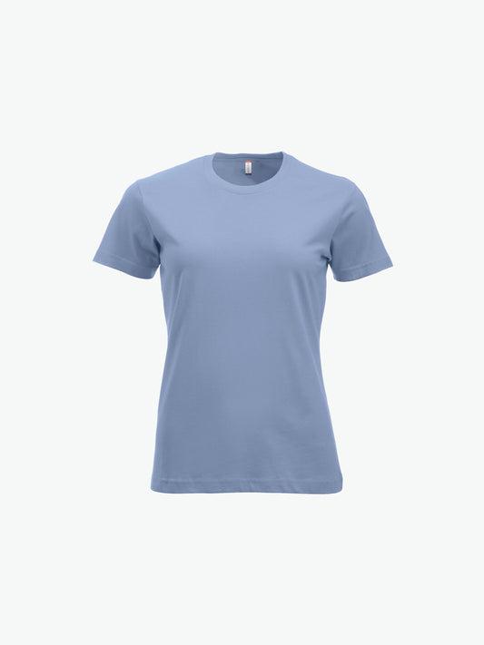 Clique New Classic-T Women - Lichtblauw T-Shirt Dames Clique XS
