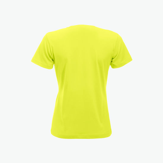 Clique New Classic-T Women - Signaalgroen T-Shirt Dames Clique