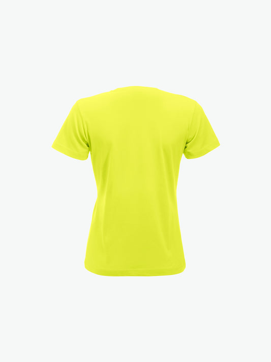 Clique New Classic-T Women - Signaalgroen T-Shirt Dames Clique