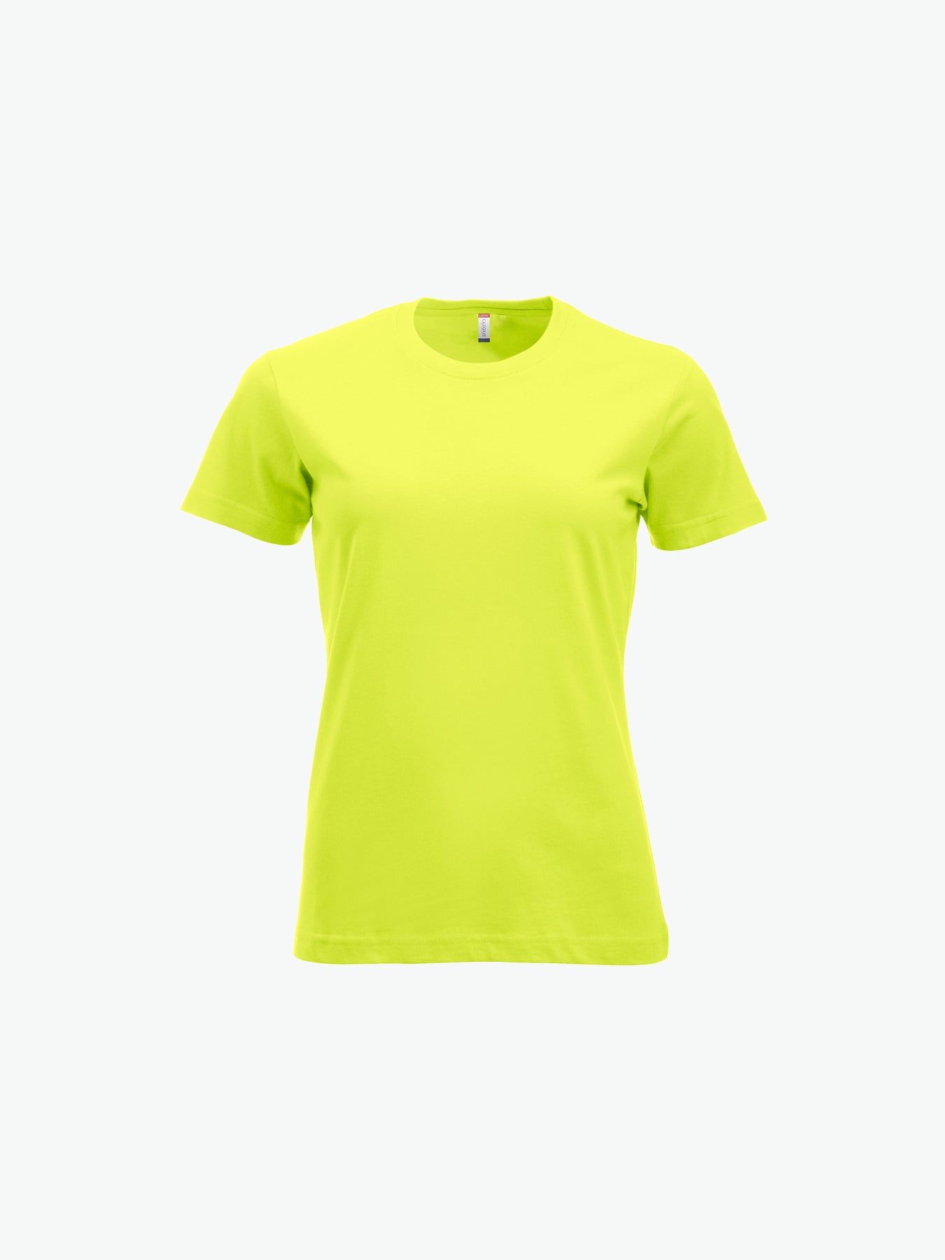 Clique New Classic-T Women - Signaalgroen T-Shirt Dames Clique XS
