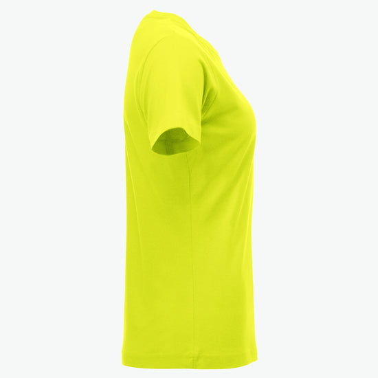 Clique New Classic-T Women - Signaalgroen T-Shirt Dames Clique