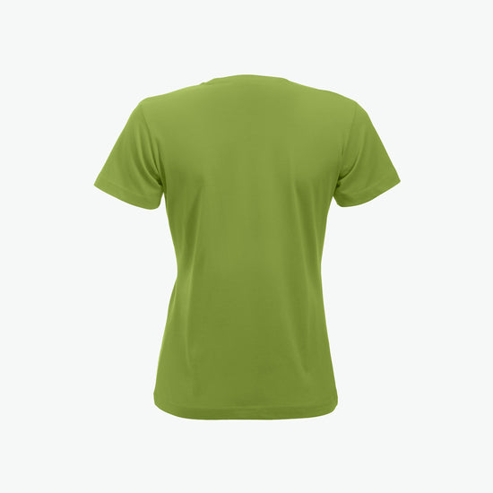 Clique New Classic-T Women - Lichtgroen T-Shirt Dames Clique