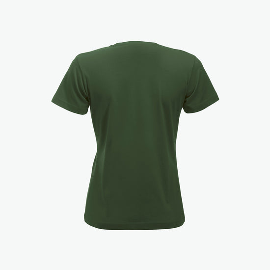 Clique New Classic-T Women - Flessengroen T-Shirt Dames Clique
