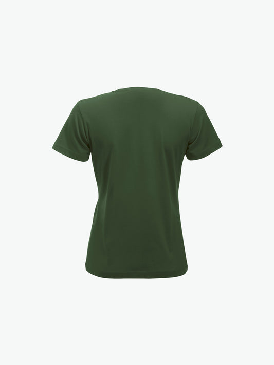 Clique New Classic-T Women - Flessengroen T-Shirt Dames Clique