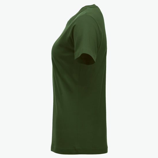 Clique New Classic-T Women - Flessengroen T-Shirt Dames Clique
