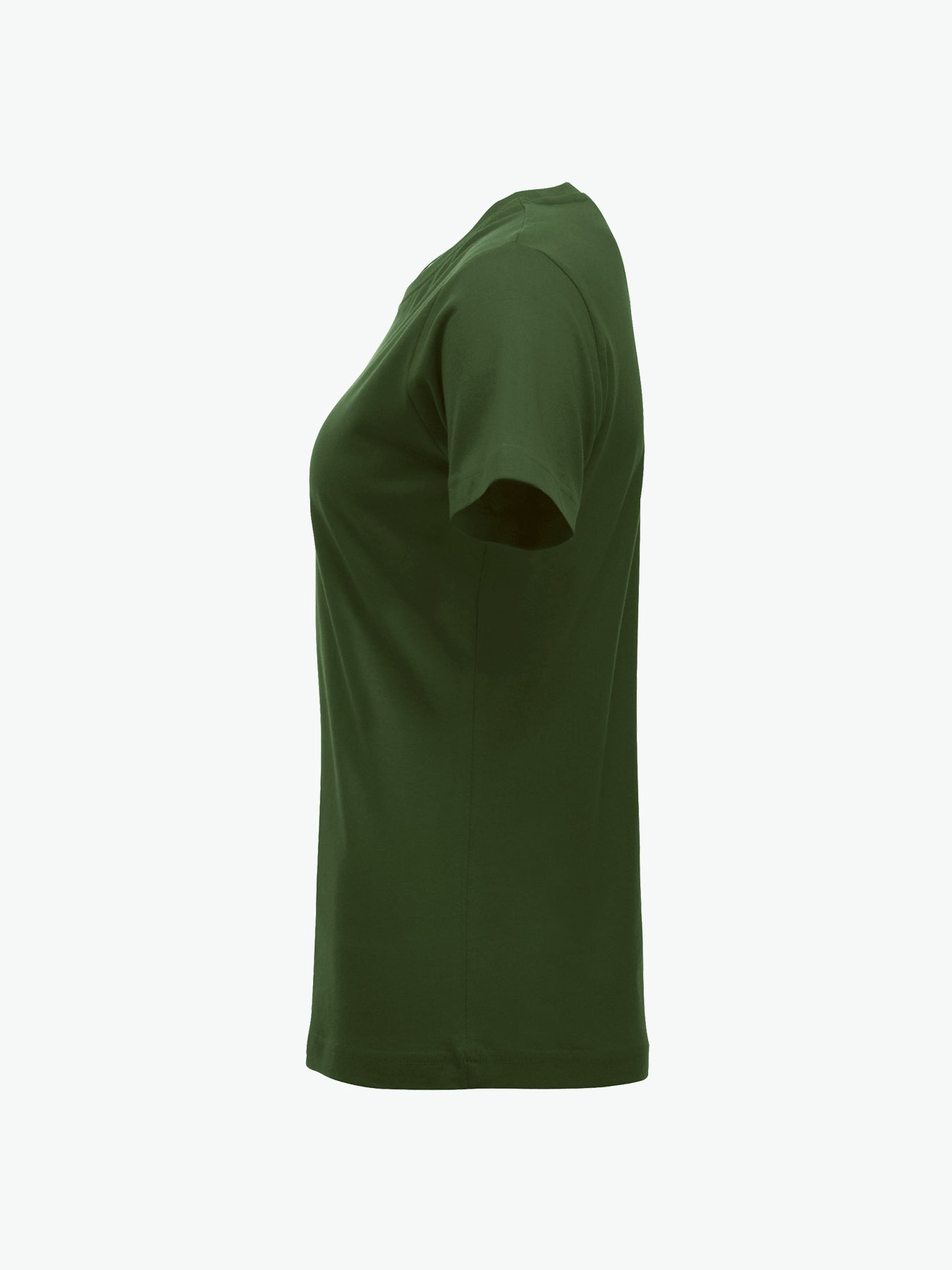Clique New Classic-T Women - Flessengroen T-Shirt Dames Clique