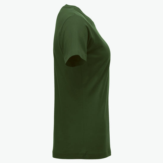 Clique New Classic-T Women - Flessengroen T-Shirt Dames Clique