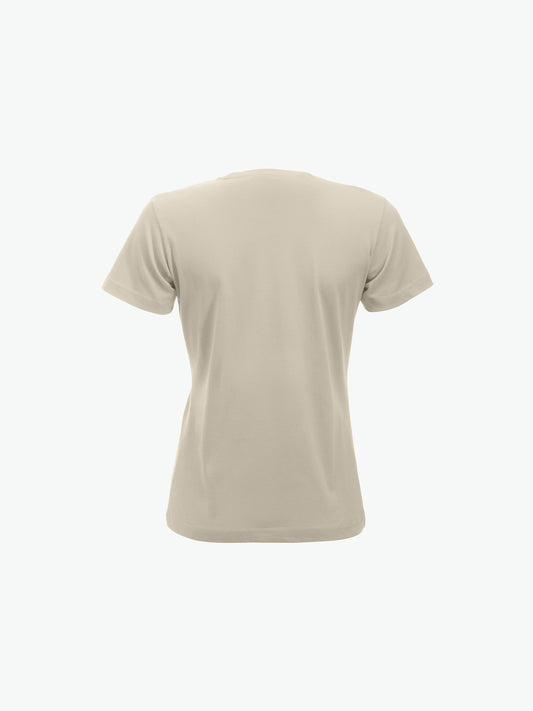 Clique New Classic-T Women - Licht Khaki T-Shirt Dames Clique