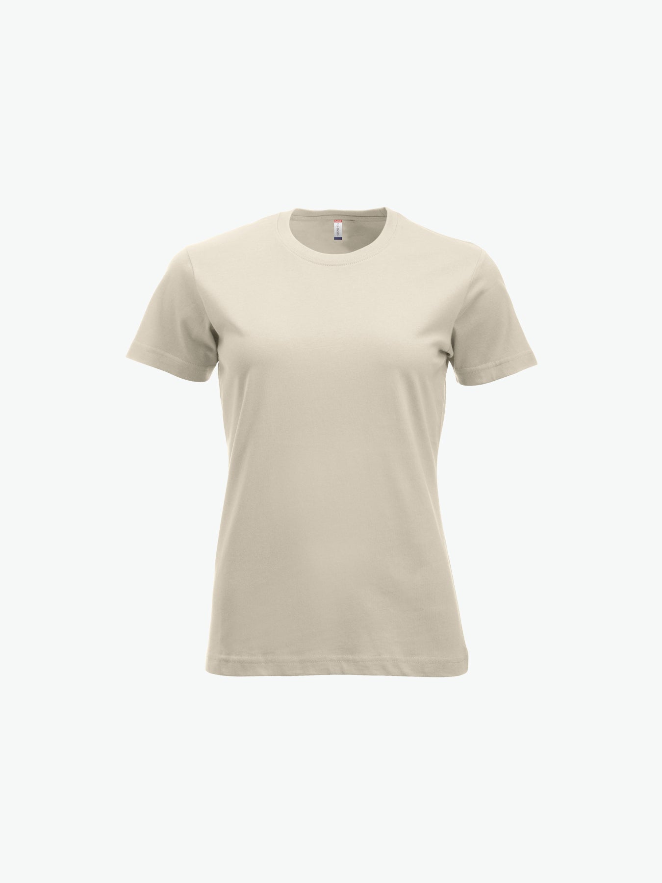 Clique New Classic-T Women - Licht Khaki T-Shirt Dames Clique XS
