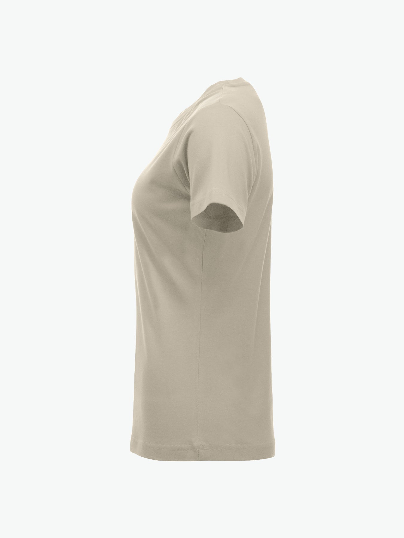Clique New Classic-T Women - Licht Khaki T-Shirt Dames Clique