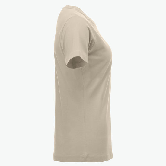 Clique New Classic-T Women - Licht Khaki T-Shirt Dames Clique