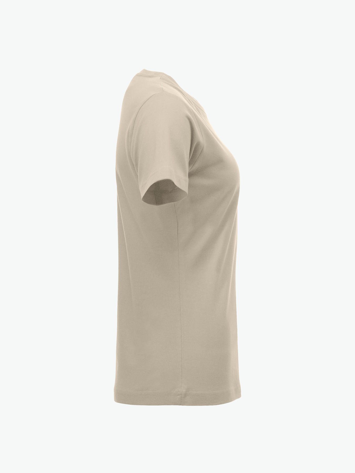 Clique New Classic-T Women - Licht Khaki T-Shirt Dames Clique