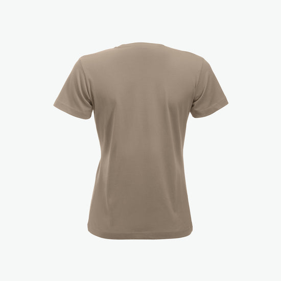 Clique New Classic-T Women - Caffe Latte T-Shirt Dames Clique
