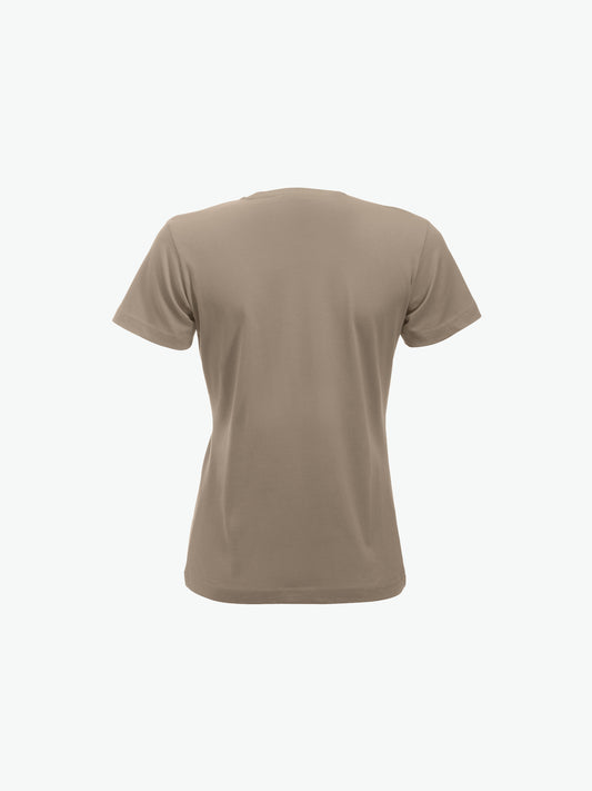 Clique New Classic-T Women - Caffe Latte T-Shirt Dames Clique