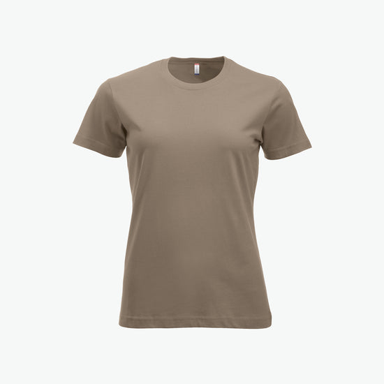 Clique New Classic-T Women - Caffe Latte T-Shirt Dames Clique XS