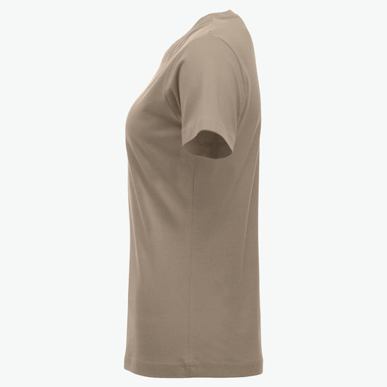 Clique New Classic-T Women - Caffe Latte T-Shirt Dames Clique