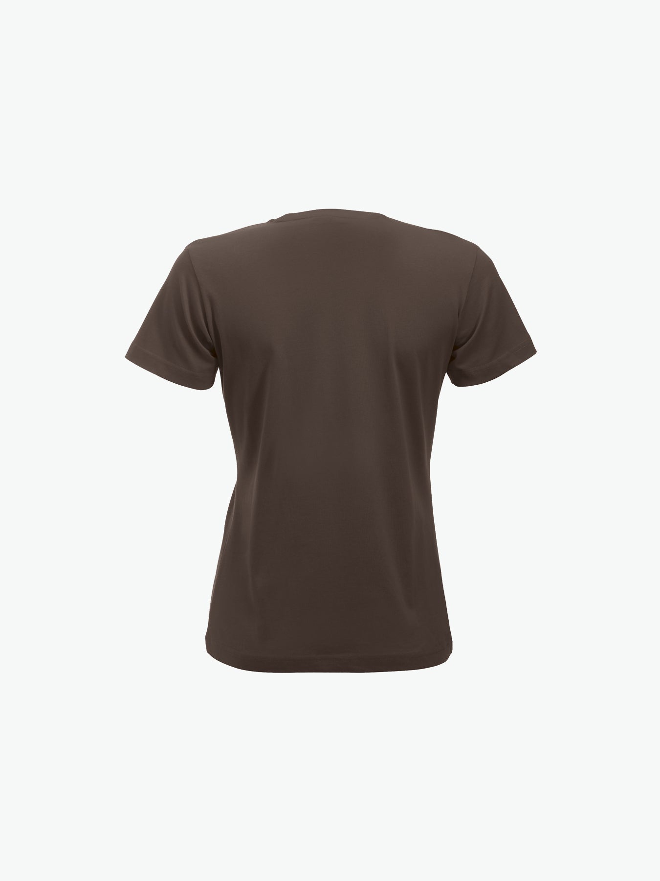 Clique New Classic-T Women - Dark Mocca T-Shirt Dames Clique
