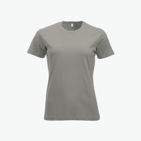 Clique New Classic-T Women - Zilvergrijs T-Shirt Dames Clique XS