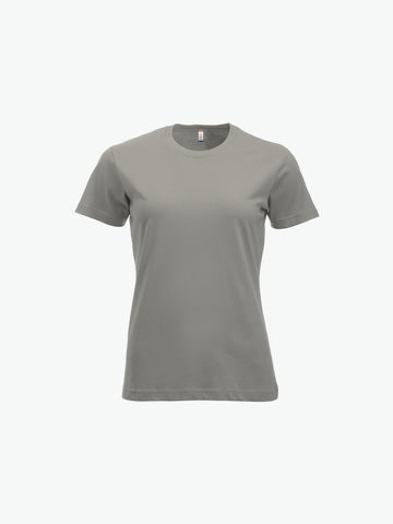 Clique New Classic-T Women - Zilvergrijs T-Shirt Dames Clique XS