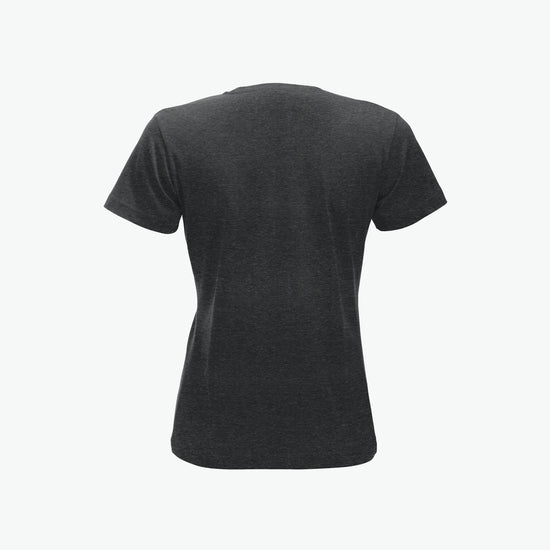 Clique New Classic-T Women - Antraciet Melange T-Shirt Dames Clique