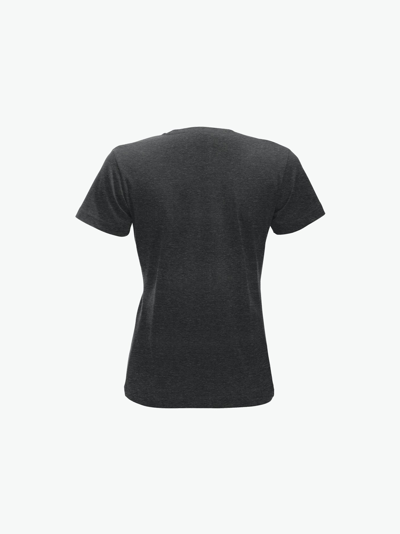 Clique New Classic-T Women - Antraciet Melange T-Shirt Dames Clique