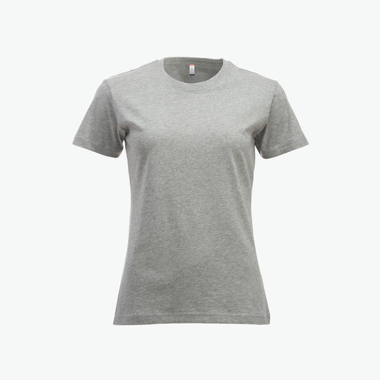 Clique New Classic-T Women - Grijsmelange T-Shirt Dames Clique XS