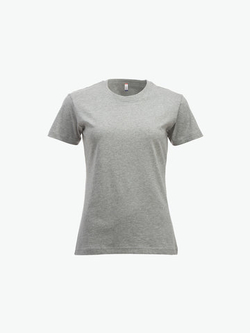 Clique New Classic-T Women - Grijsmelange T-Shirt Dames Clique XS