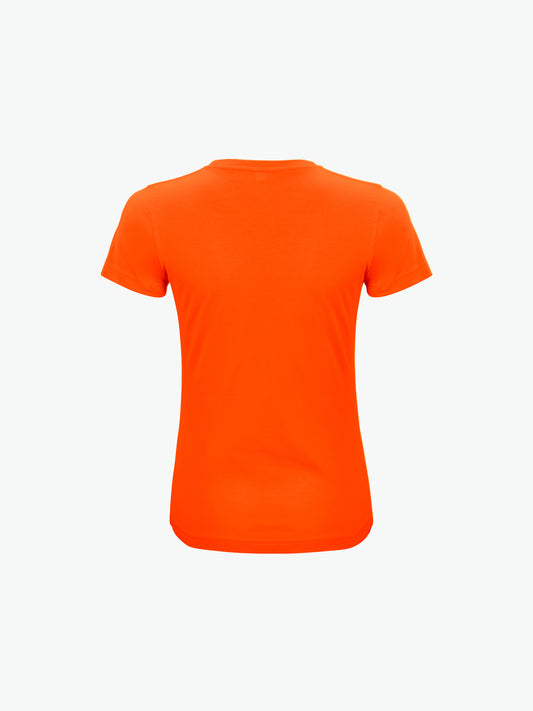 Clique Classic OC-T Women - Oranje T-Shirt Dames Clique