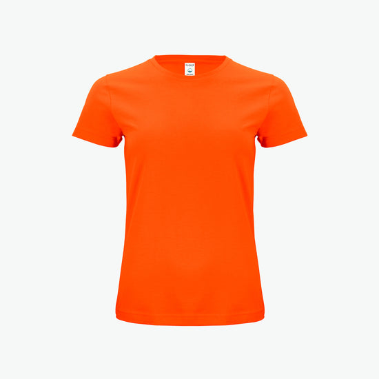 Clique Classic OC-T Women - Oranje T-Shirt Dames Clique XS