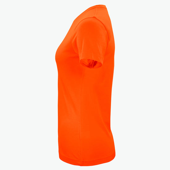 Clique Classic OC-T Women - Oranje T-Shirt Dames Clique