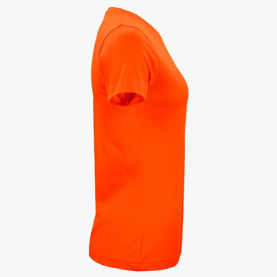 Clique Classic OC-T Women - Oranje T-Shirt Dames Clique
