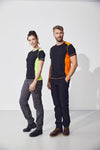 Clique Ambition-T Women - Signaaloranje T-Shirt Dames Clique