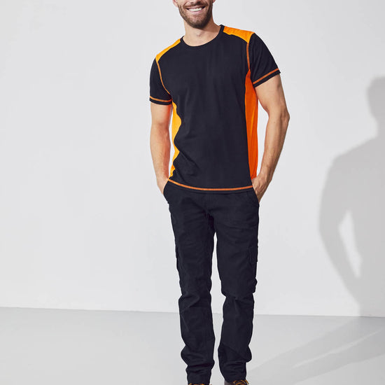Clique Ambition-T - Signaaloranje T-Shirt Clique