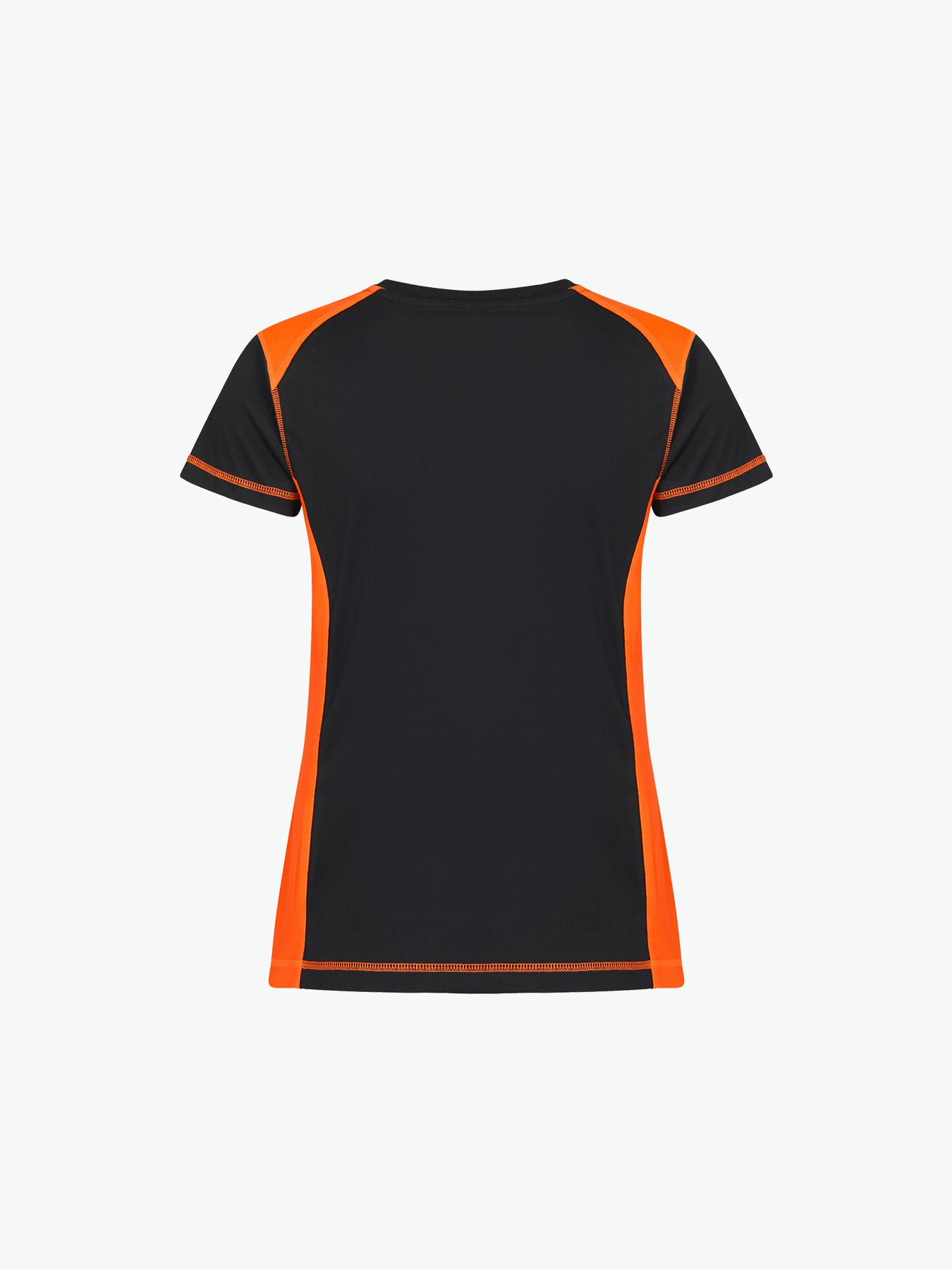 Clique Ambition-T Women - Signaaloranje T-Shirt Dames Clique