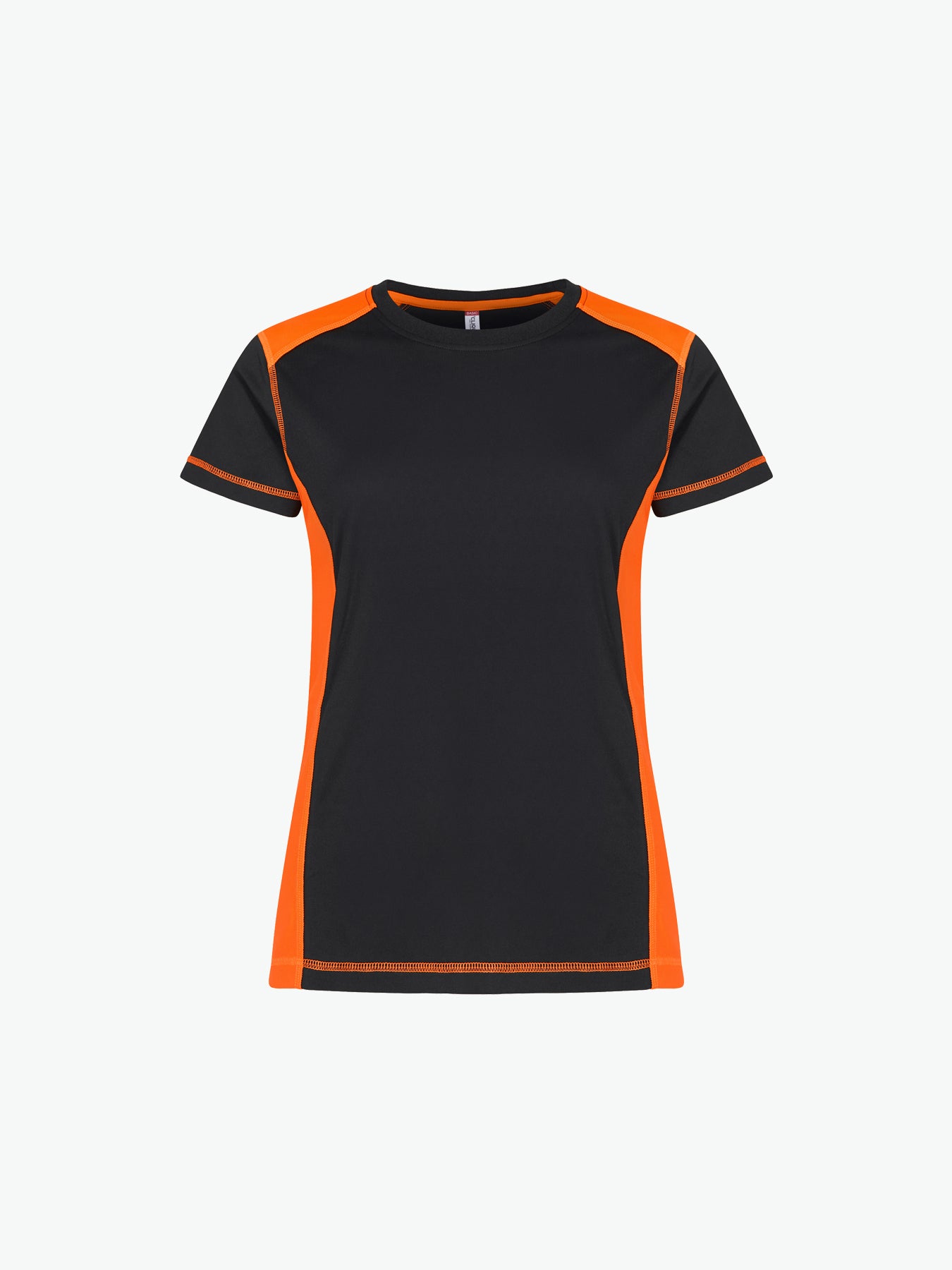 Clique Ambition-T Women - Signaaloranje T-Shirt Dames Clique XS