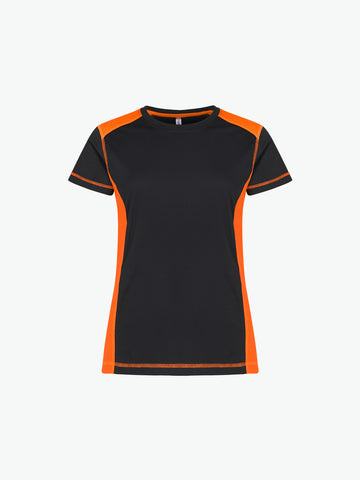 Clique Ambition-T Women - Signaaloranje T-Shirt Dames Clique XS