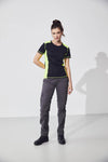 Clique Ambition-T Women - Signaalgeel T-Shirt Dames Clique