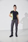 Clique Ambition-T Women - Signaalgeel T-Shirt Dames Clique
