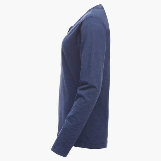 Clique Orlando - Blauwmelange T-Shirt Dames Clique