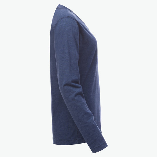 Clique Orlando - Blauwmelange T-Shirt Dames Clique